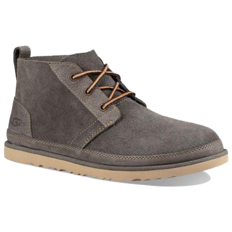 UGG Neumel Unlined Leather Lacing Cargo Gray 1020369-CHRC