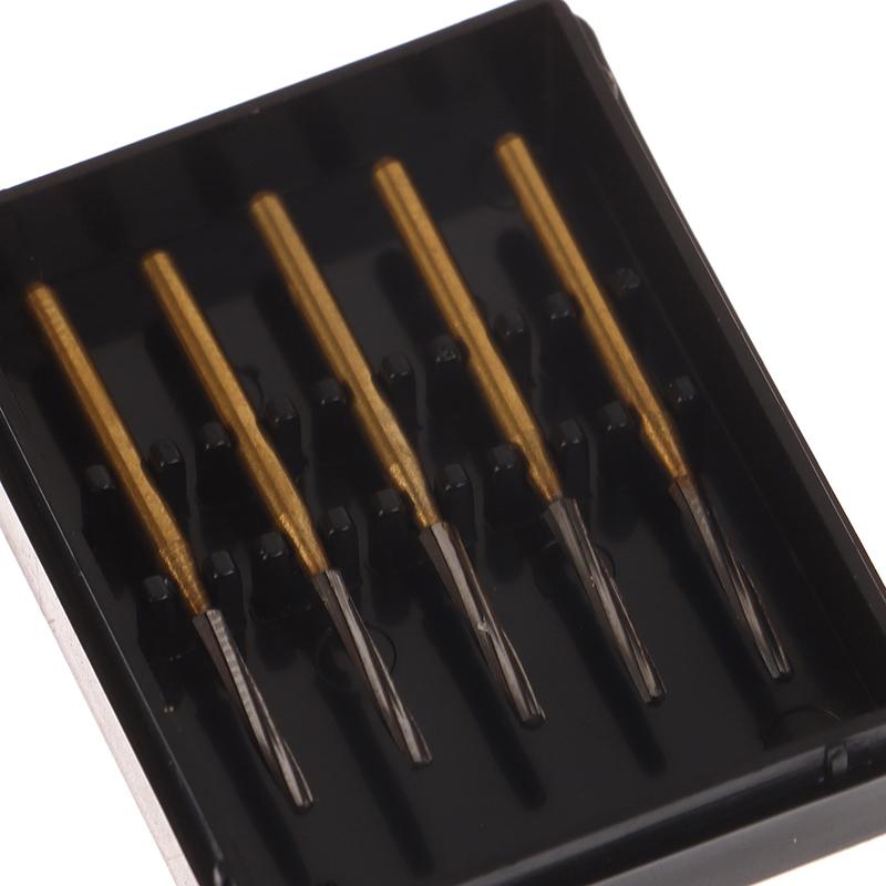 5Pcs Dental Carbide Burs Surgical Endodontic Tungsten Bone Cutters Drill Bit Endo-Z Fg 25Mm For High Speed Handpiece