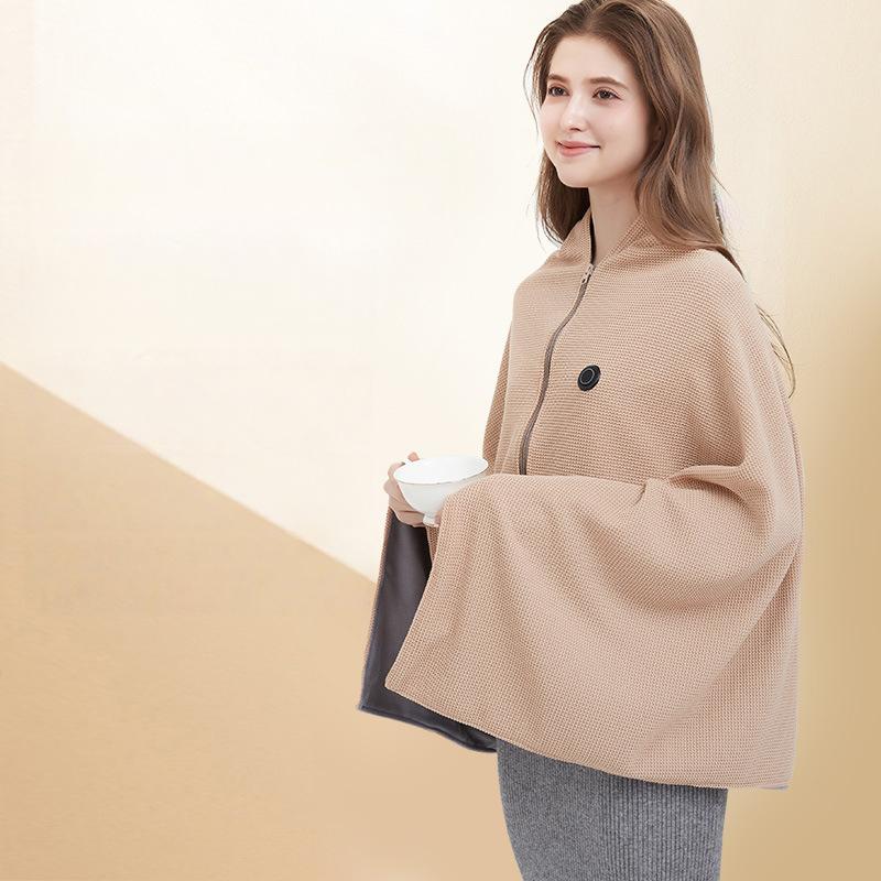 Heated Usb Electric Blanket Portable Warming Blanket Washable Shoulder and Knee Fast Heating Winter Home Camping Warm Blanket