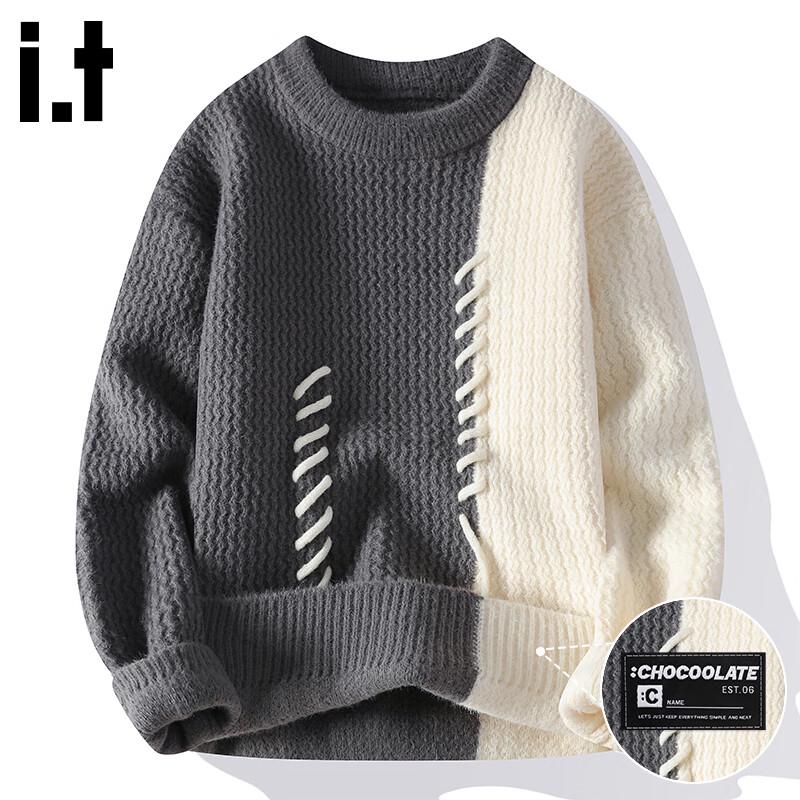 CHOCOOLATEit Trendy Color-block Knit Sweater