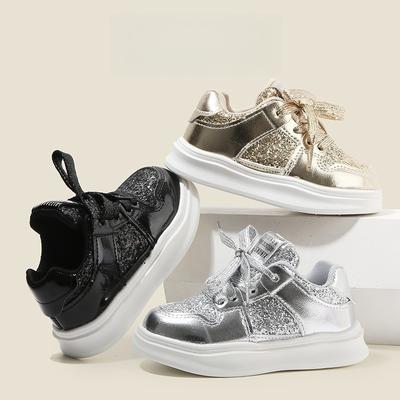 Chaussures de Sport pour Enfants - Nouvelle Arrivée Printemps/Automne, Chaussures Décontractées à Paillettes pour Filles, Baskets Tendance pour Garçons