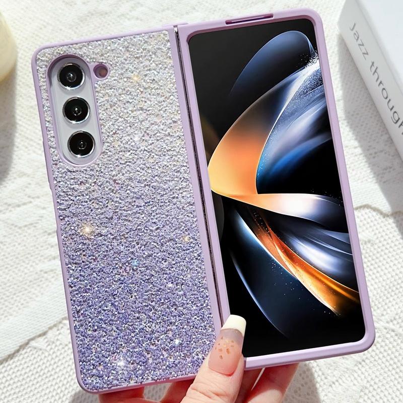 

Ослепительный градиентный цветной складной чехол для Samsung Galaxy ZFold5/4/3 ZFlip5 Flip4 Flip3 противоударный чехол для телефона с нескользящей пряжкой