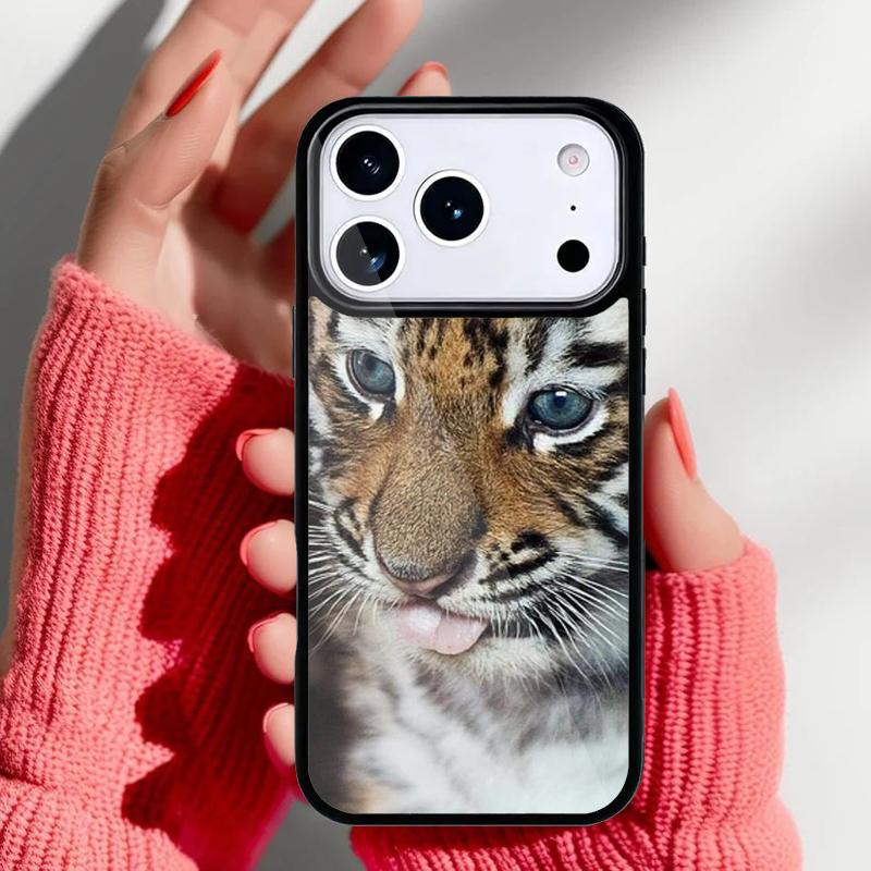 Zoo Animals 1 Tiger Cubs Phone Case for iPhone 17 Air 16e 15 14 13 Pro Max Back Cover for 12 11 Pro Coque