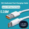 USB Type C Cable 120W 12A Fast Charging Wire Mobile Phone USB For Huawei P30 Xiaomi Realme Samsung Poco x6 USB C Data Cable Cord