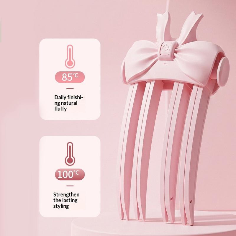 Wireless Heated Volumizing Root Lift Clip For Flat Fine Hair Portable Travel Styling Tool Comb Volumizer Crown Lifting Portable