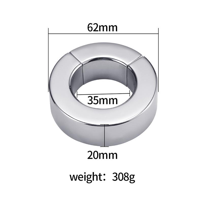 Stainless Steel Penis Weight-Bearing Pendant Magnet Ring Adult Sexy Binding Alternative Pleasure Climax Adult Toy
