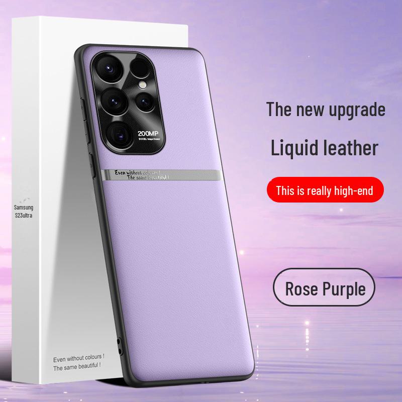 Samsung S23 Ultra Liquid Leather Case: Anti-Fall, Anti-Fouling Protective Cover, Single Piece Shipments