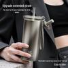 RELEA Ceramic Lined Insulated Straw Coffee Cup