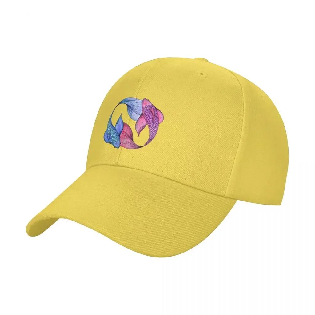 Coloured Koi Baseball Cap Vintage |-F-| Fashion Beach Golf Men Women's