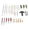 28PCS Hunting Supplies Cleaning Kit Copper Barrel Cleaning Rod Kit with Carrying Case for Pipe Dust
