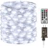 Minetom Fairy Lights with Remote, 66 Feet 200 Led Firefly String Lights Plug in for Bedroom Home Wall Ceiling Christmas Tree Wreath Craft Wedding