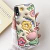 Cartoon Painting Phone Case For LG K22 2020 K10 K52 K61 K62 K42 2020 Shockproof Cover Luxury Flower Soft Liquid Silicone Cqoue