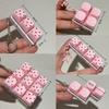 Polka Dot Pattern Fidget Keychain 3/4/6/9 Keys Bag Pendants New Keycap Fidget Toy  for Adult Kid