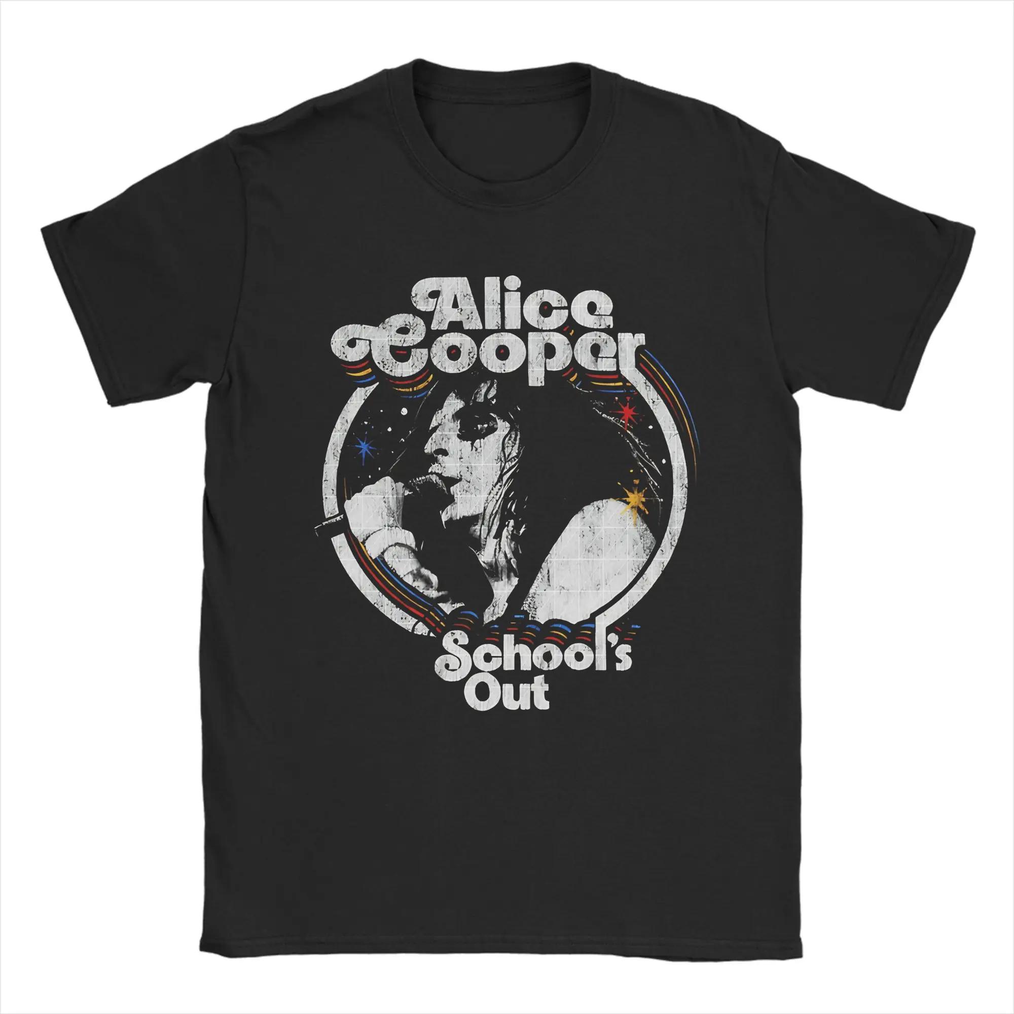 

Футболка Alice Cooper Band Пляжные Повседневные Футболки Мужские Хлопок Круглый Вырез S4XL Одежда С Коротким Рукавом Винтажные Топы - Мужская Летняя Хлоп... S разноцветный