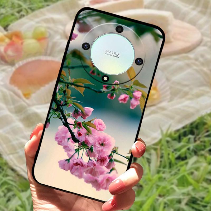 For Honor X9A 5G Case Honor X9A Cover Black Soft Silicone Phone Case Fundas For Huawei Honor X9A 5G Coque HonorX9A Protective