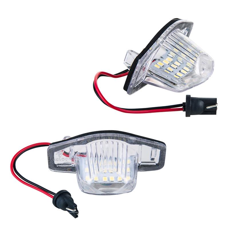 Lumină LED Placă de Înmatriculare Albă Pentru Honda Crv Fit Odyssey Jazz Hrv Frv CR-V Stream 12V SMD 18 LED Lampă Număr