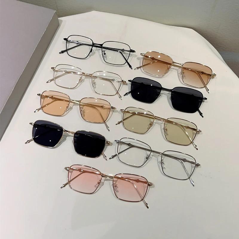Vintage Square Optical Frames Men Classic Fashion Non-prescription Glasses Women New Trendy Retro Brand Design Eyeglasses