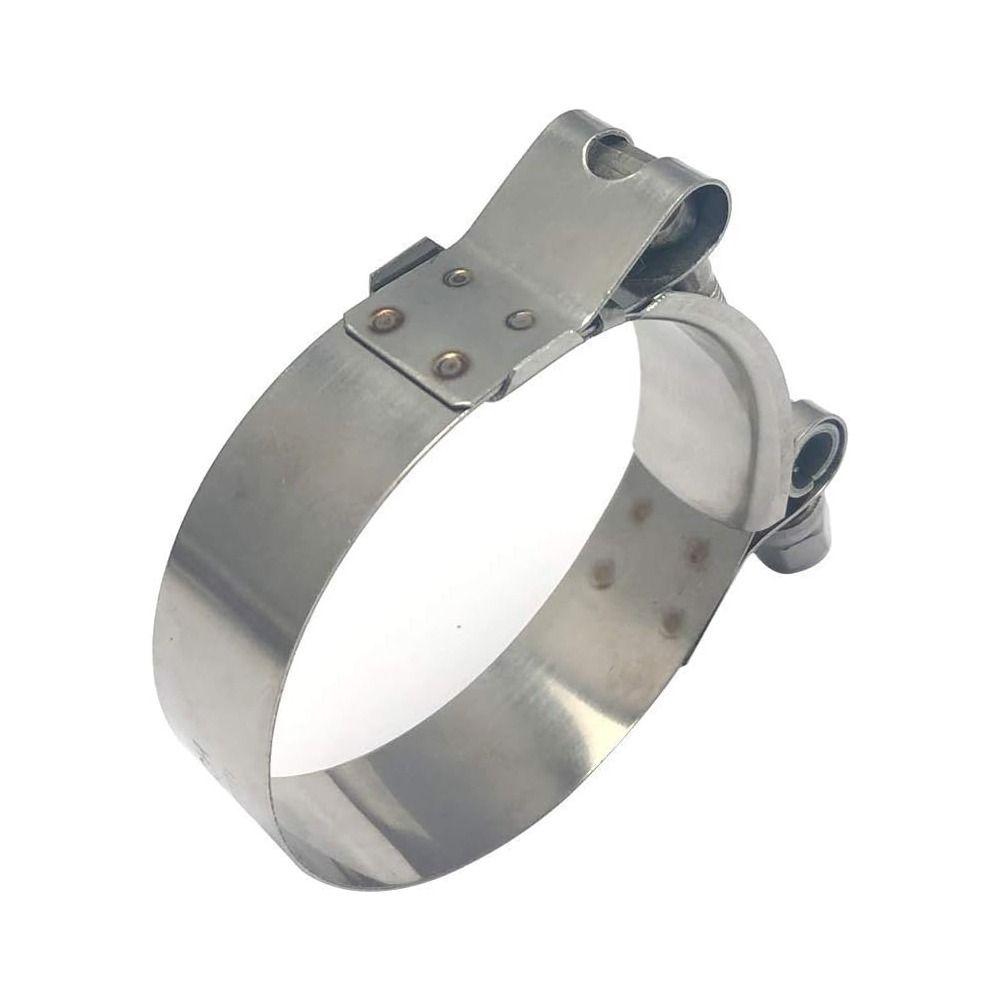 2PCS Stainless Steel Exhaust Clamp Clamp Range 43-49mm Coupler Steel Hose Clamps  1.5" Hose ID