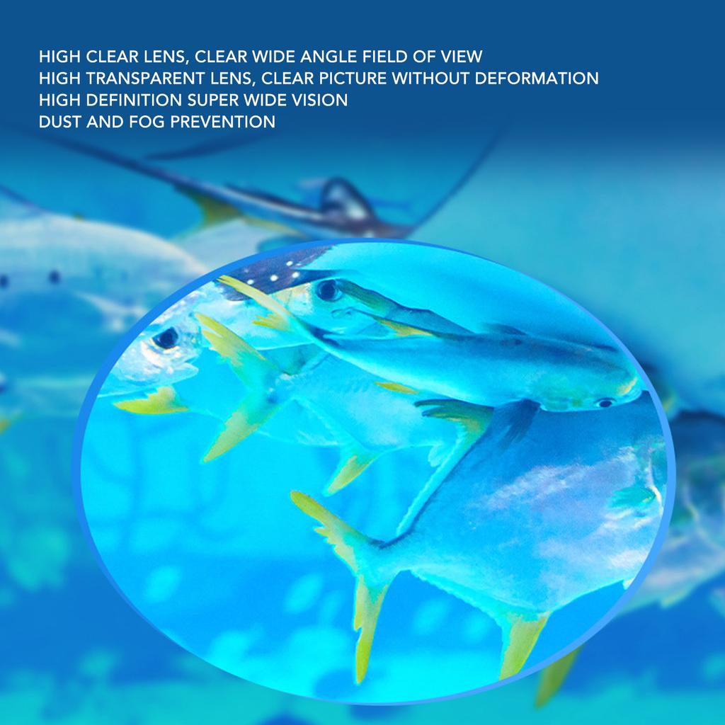 Taucherbrille Freitauchbrille HD Gehärtetes Glas PVC Ovale Form Antibeschlag Einzellinse Scuba-Brille für Fischer Schwarz