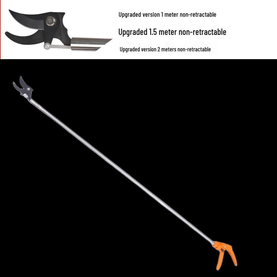 Stainless Steel High Branch Locust Flower Pruners with Extended Pole
