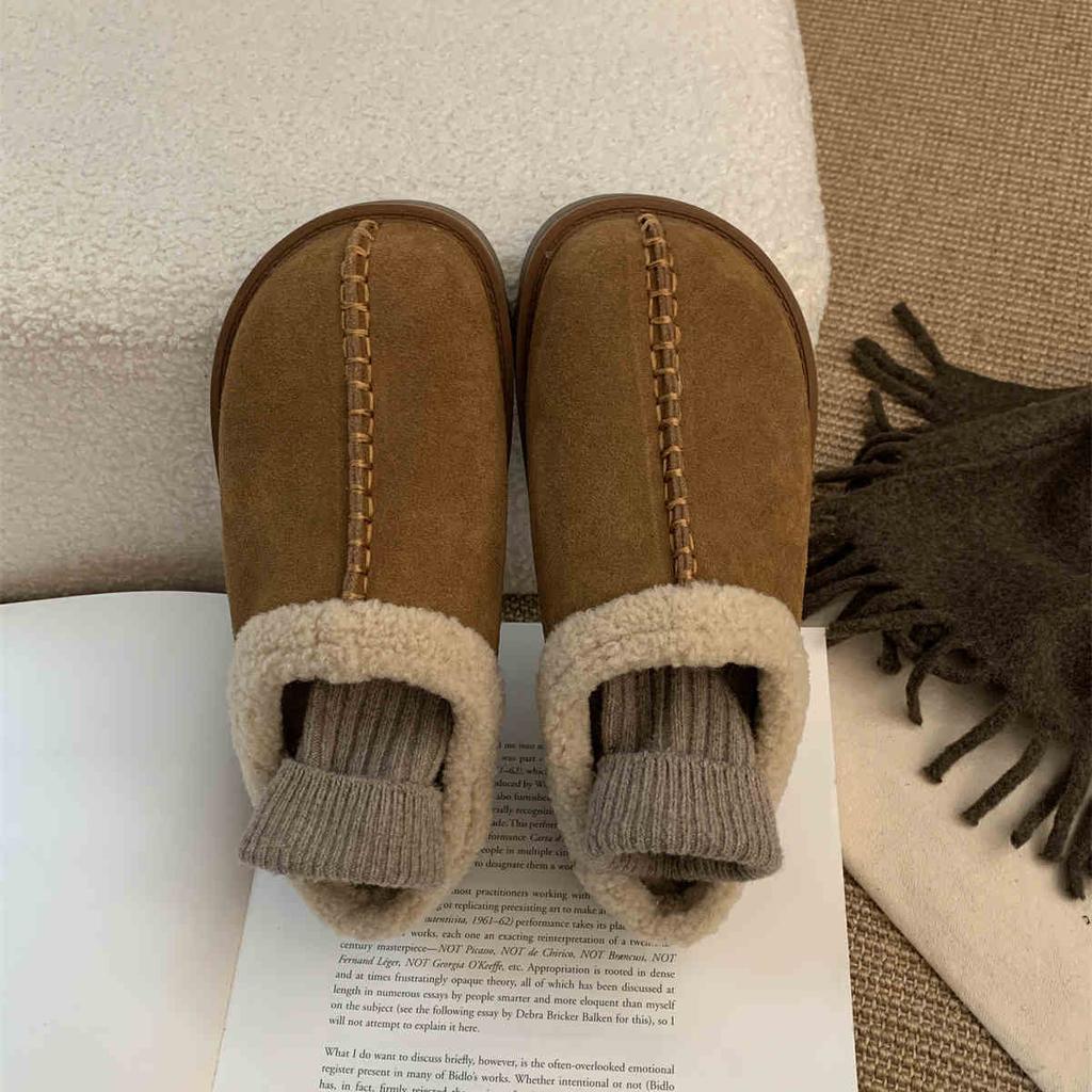 Mode Gående Mysig Vardaglig Stängd Tå Halvtoffla Loafers Kvinna Mode Slingback Slip On Mule För Kvinnor Platå Ny 2025 Komfort