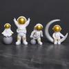 3/4 szt. Figurka Astronauty Statua Figurka Kosmonauta Rzeźba Edukacyjna Zabawka Dekoracja Biurka Domu Model Astronauty Dla Dzieci Prezent