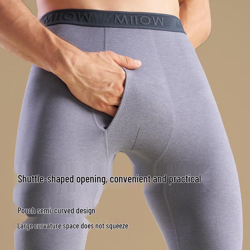 MaoRen Men's Premium Cashmere & Silk Thermal Long Johns