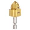 14in Hex Shank Countersink Drill Bit HSS 18 To 24mm Cutting Diameter 90 Degree Drill Bit for Hole