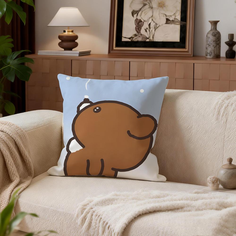 Cute Rilakkuma Cushion Cover Cushion Cover Set 4Pcs 50x50 45x45 40x40 Pillowcase Decorative Sofa Home Decor