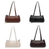 Minimalist Pu Crossbody Bag For Women With Zipper Closure And Dual Shoulder Straps