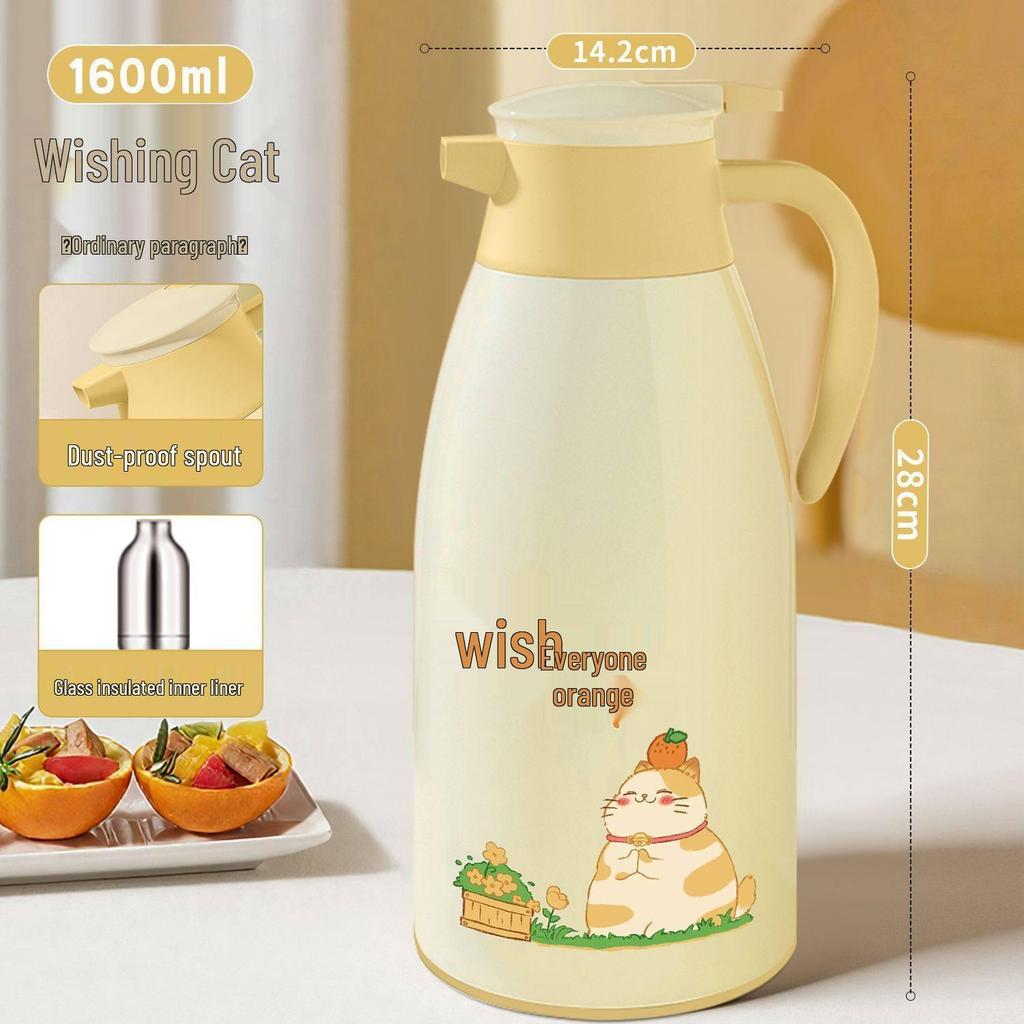 2026 Dormitory Thermos: Large Capacity Insulated Kettle and Water Bottle for Students
