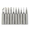 Soldering Iron Tips Pure Copper Soldering Tip 10pcs/set 900M-T Series Welding Solder Rework Station Soldering Tools Accessories