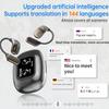 UYUXIO Wireless Earphone OWS AI Language Translation Earbuds with 144 Online Languages Real Time Translator Ear Bud for Travel