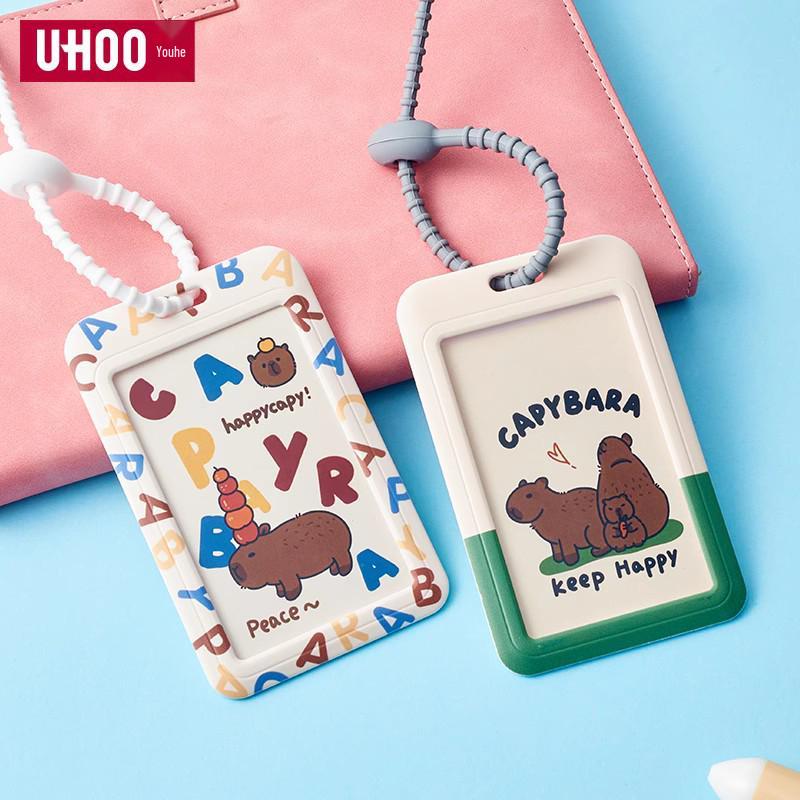 Capybara Card Holder Lanyard for Student Commute & Subway Access
