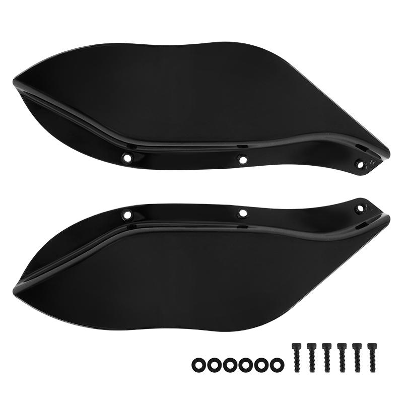 

1 Pair Motorcycle ABS Batwing Fairing Black Side Wing Deflector For Harley Touring Electra Glide Street Tri Glide 1996-2013 чёрный