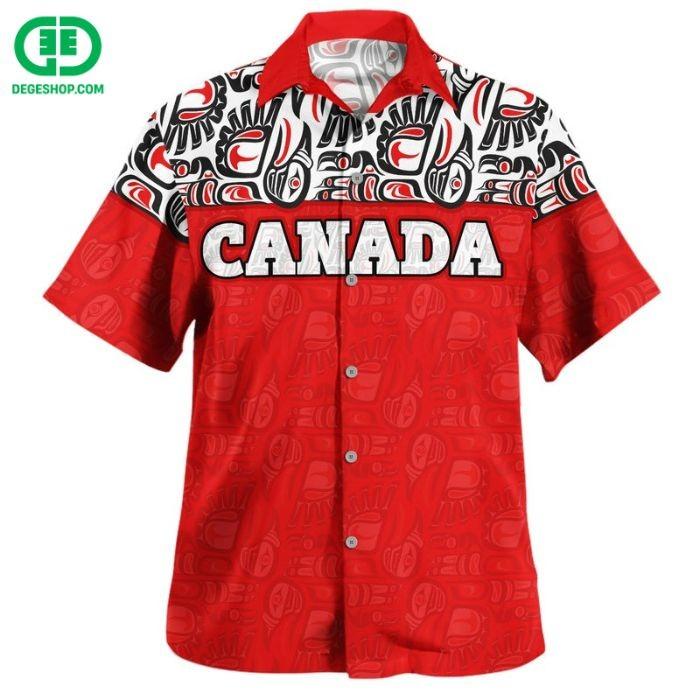 NEWEST Canada Haida Voices Of The North Hawaiian Shirt Unisex T-Shirt XXL