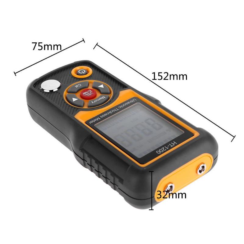 OUPPENG Thickness Meter Tester Gauge,HT-1200 Digital LCD Ultrasonic Thickness Meter Tester Gauge Measuring Tool 3-225mm Range OUPPENG Thickness Meter Tester Gauge,HT-1200 Digital LCD Ultrasonic Thickness Meter Tester Gauge Measuring Tool 3-225mm Range