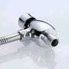 Water Saving Eco-Friendly Chrome Brass Urinal Flush Valve Single Flush 25-80 psi Hand Press Time Delayed Wall-Mounted Manual