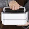 Double -Layer Lunch Box 304 Stainless Steel Insulation Lunch Box  School Children
