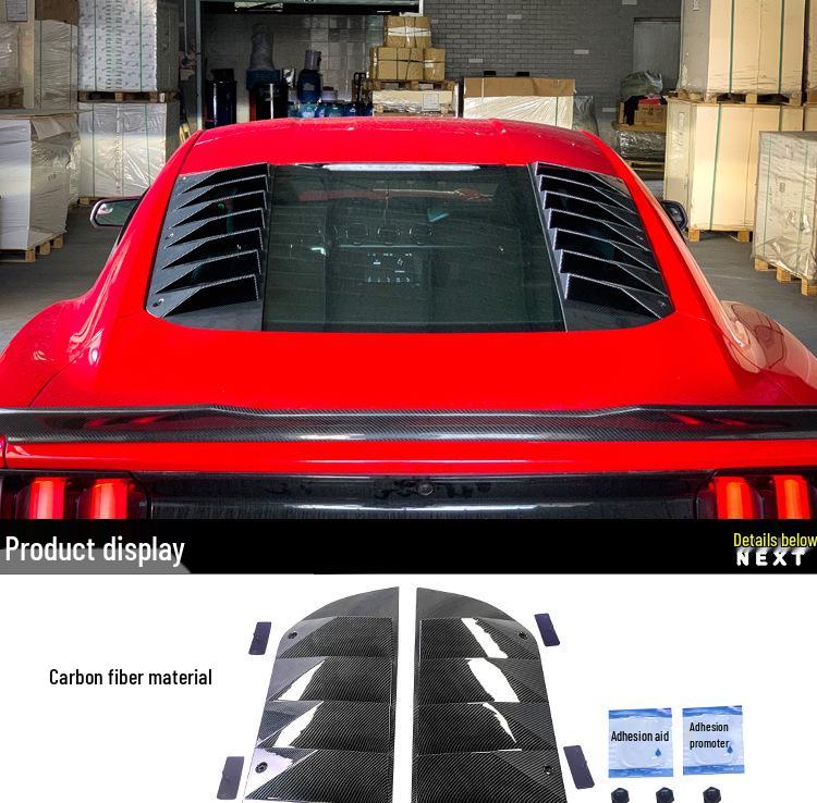 Rear Window Louvers Sunshade for 2015-2023 Ford Mustang