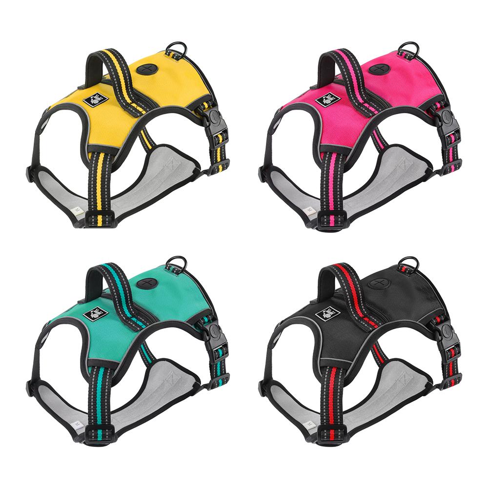 Double layer explosion-proof pet dog chest strap, anti escape dog strap, reflective vest, medium and large dog chest strap