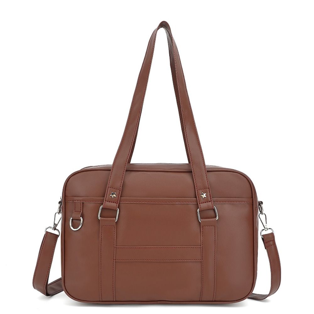 PU Leather JK Uniform Bag Korean Style School Handbag Cute Preppy Style Shoulder Bag  Girls/Female