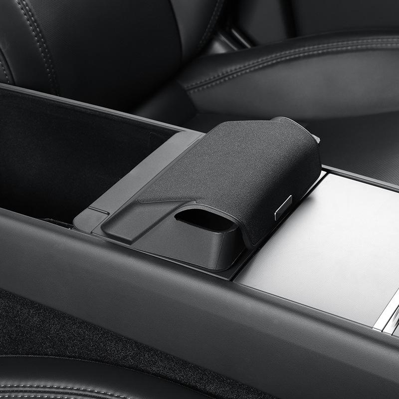 For New Tesla Model Y Juniper 2026 2025 Accessories Center Console Glasses Storage Tray Model 3 Highland Storage Box with Cover