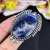 Sodalite Gemstone Handmade 925 Sterling Silver Jewelry Ring Size 7.5 KG-1704