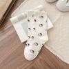 Bubble Mouth Cartoon Cat Socks Girl Cute Cat Jacquard Boneless Breathable College Style Pile Socks