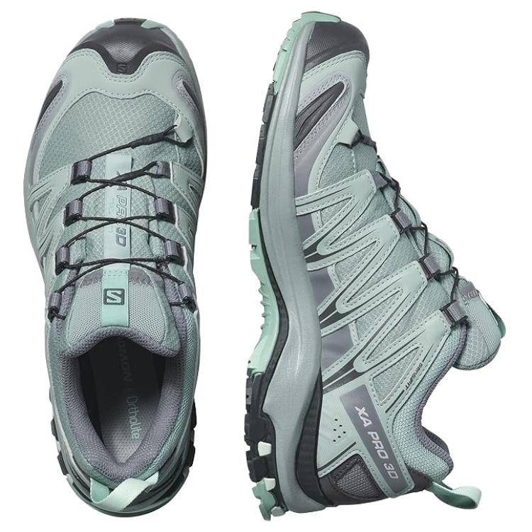 SALOMON XA PRO 3D Podpora Lehká 3D Pokročilý podvozek Běžecké boty do terénu Dámské Zelená 407906