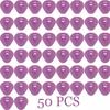 50 Pcs Autoclavable Dental Suction Tube Holder Safe Saliva Outlet Tool for Daily Oral Care & Clinic