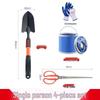 Tide-Chasing Tool Set: Adult Clam & Crab Digger with Gloves, Beach Shovel, Tongs, Kids' Gear, and Sand Rake.