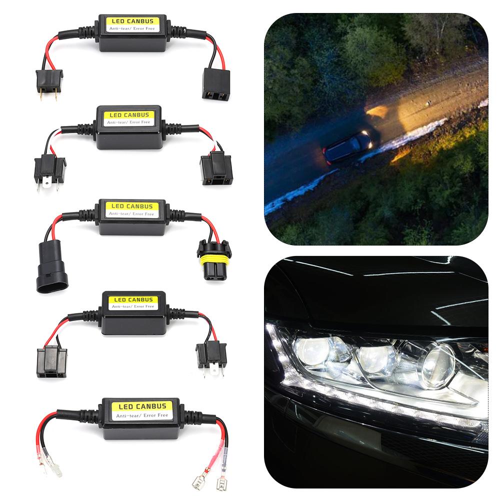 1PC H1/H3/H4/H7/H8/H9/H11 Automotive LED Canbus Load Resistor Controller Fault Eliminator LED Decoder Light 12V Resistor
