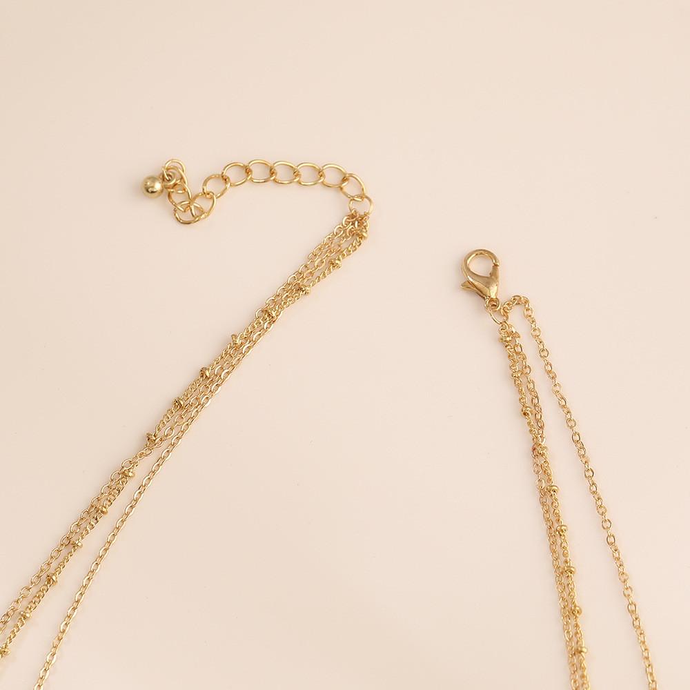 Alloy Star Versatile Pendant Necklace With Three Chic Layers For Everyday Fashion